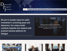 Tablet Screenshot of democraticprogress.org